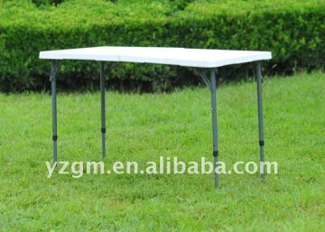 white plastic folding table for picnic