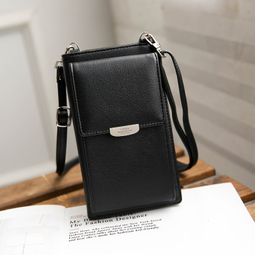 Mobile Phone Bag Large Capacity Small Square Bag Women Ladies Mini Wallet Vertical Shoulder Messenger Bag