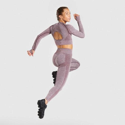 Bezszwowe legginsy Activewear Zestawy do jogi