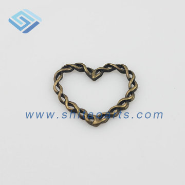 Antique bronze heart Bracelet Connector Bracelet Charms