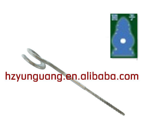 steel rebar draw bar deformed reinforced large service shank cable hardware fitting electric power fitting hook bolt nut