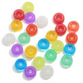 Top vente anneau de bonbons boucles 100 Pcs / Lot 20 MM taille gelée couleur bonbons anneau beignet Cabochons Flatback résine Cabochon bricolage Scarpbookin