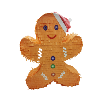 Christmas Gingerbread Man Pinata