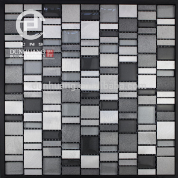 Aluminum composite mosaic aluminum mix glass mosaic tile