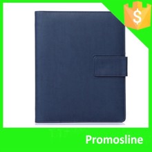 Popular Logo custom leather notebook spiral binding