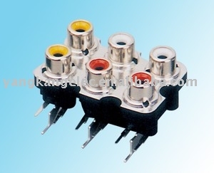 RCA Jacks(CYB-3.2-6DW11-100  6790)