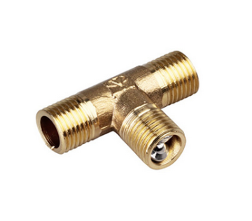 Outer Spiral Tee Brass Joint Fittings