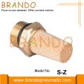 Silenciador pneumático pneumático de bronze sinterizado 1/8 &#39;&#39; 1/4 &#39;&#39; 3/8 &#39;&#39;