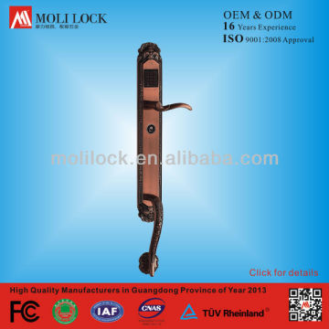 biometric password login self locking pins padlock