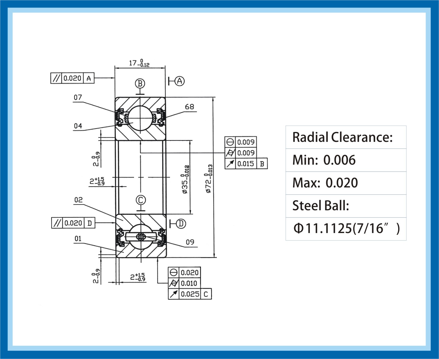 6207-2RLD drawing