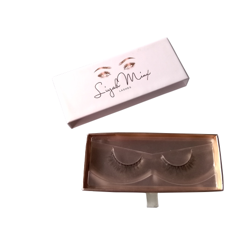 Custom Rose Gold Foil Sliding Eyelash Box