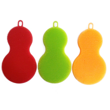 Silicone Sponge Kitchen Cleaning Dish Brush