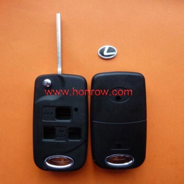 Lexus 3 button modified folding remote key blank