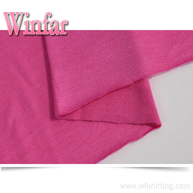 Summer Single Jersey Spandex Spun 100% Rayon Fabric