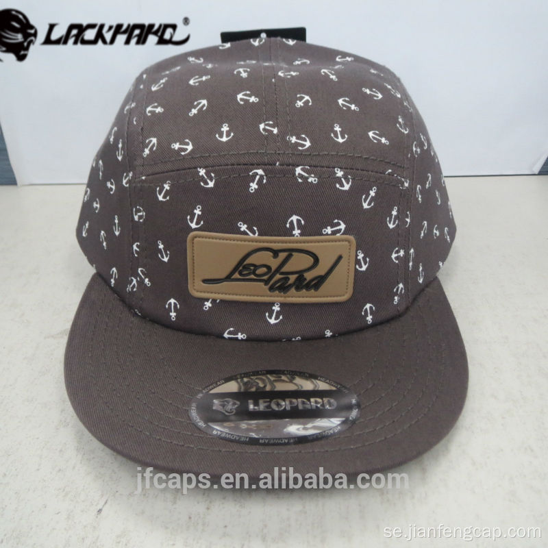 ankertryck snapback hiphop platt keps