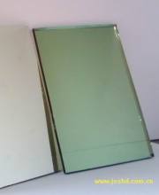 Dark green reflective float glass