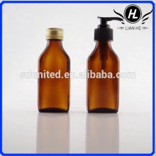 Whole sale 100ML amber Medicinal Glass Bottle