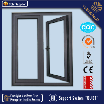 New Design Energy Efficient double pane aluminum window