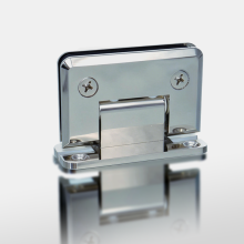 Back Plate Beveled Frameless Glass Shower Door Hinge