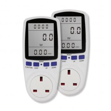 LCD Display Electricity Usage Power Meter Socket