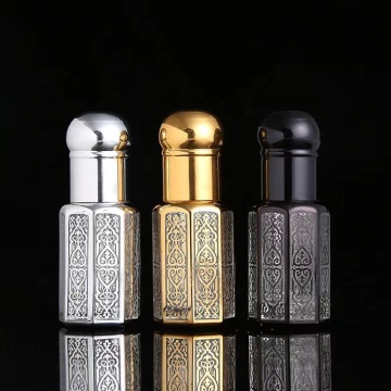 3ml, 6ml, and 12ml Oud Essential Oil Perfume Bottles: Luxury Attar and Roll-On Containers