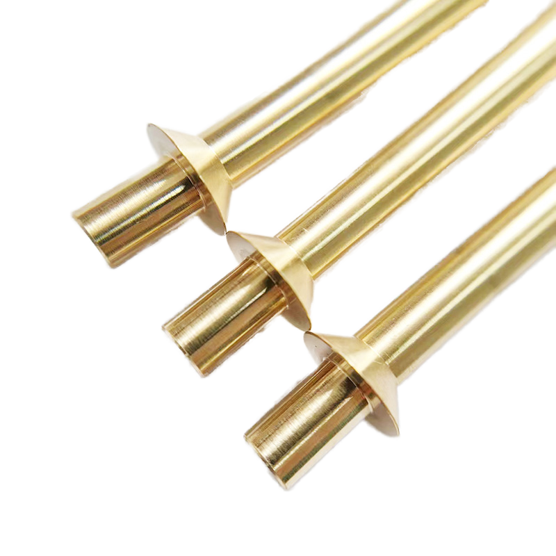 Pin chốt dài bằng kim loại đồng thau tùy chỉnh Customized Brass Metal Solid Long Dowel Pin