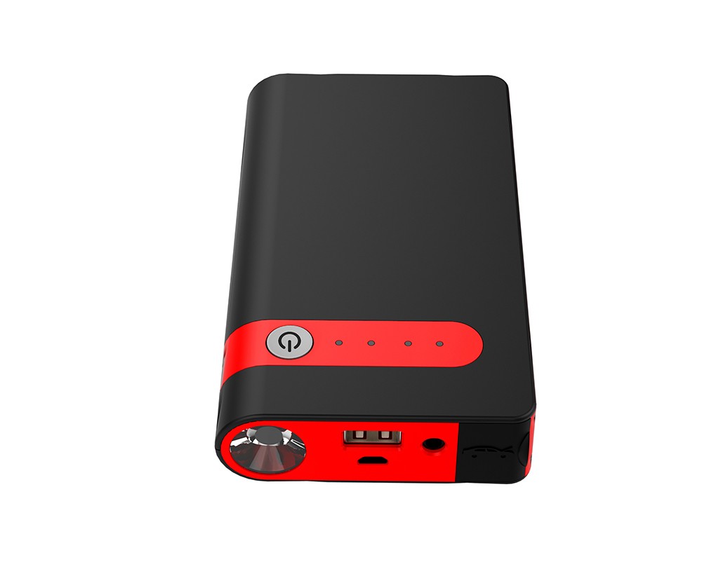 Portable car battery starter 12v 8000mAh jumpstart 3000cc gasoline car and to charge smartphone, MP3, MP4, kindle