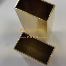 Brass rectangular tubes for vintage automotive restoration