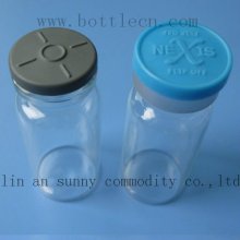 glass vials bottle with tops
