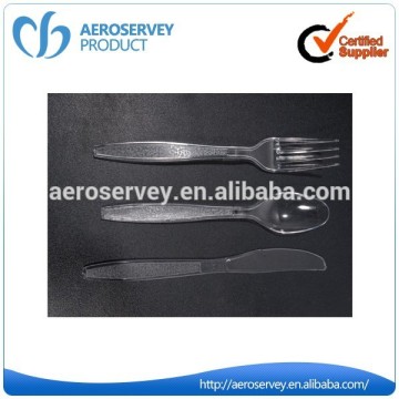 Durable transparent Inflight ps disposable tableware