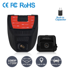 NT96655 Night Vision Dual camera hidden car camcorder camera built in GPS