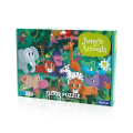 Jungle Animals Giant Floor Puzzle para crianças com mais de 3 anos