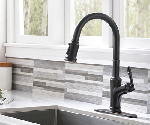 Hot Cold Water Mixer Pull Down Kitchen Faucet