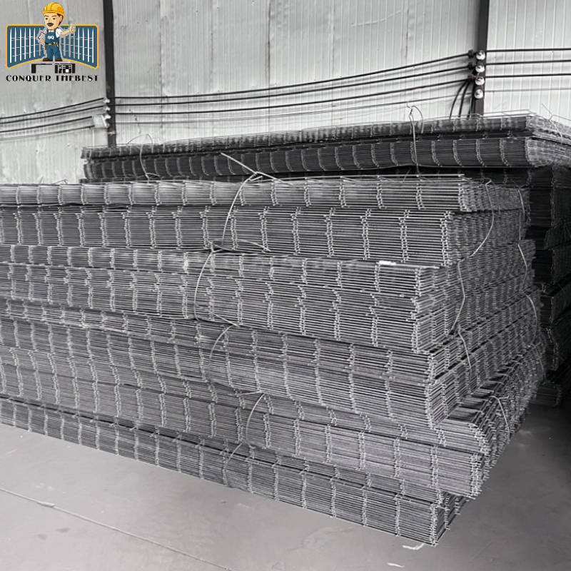 Geschweißte Maschendrahtplatten gestapelt und bereit zur Lieferung – direkt ab Werk von ANJIA Welded wire mesh panel stacked and ready for delivery – ANJIA factory direct steel mesh