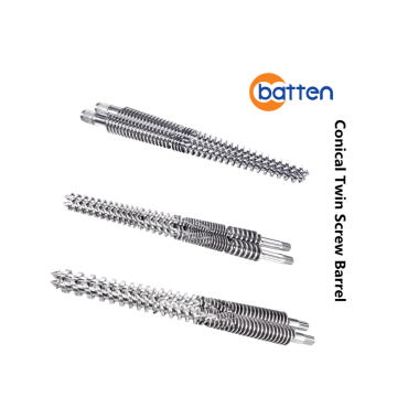 Plastic Machine Conical Double Bimetallic Screw