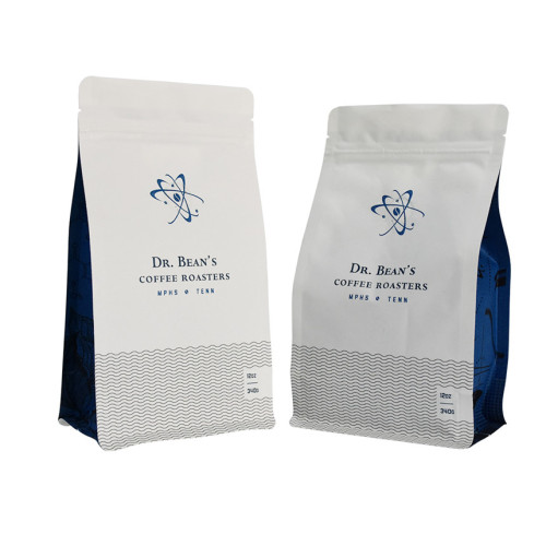 Comopostable Custom Printed Coffee Packaging Pouch Coffee Bag