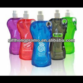 Hot promotion gift foldable water bottle