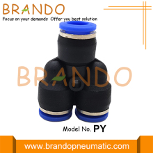 PY Y Type Plastic Push-In Pneumatic Hose Fitting