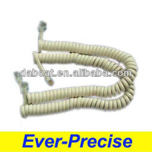 RJ11 telephoned coiled cable,phone coiled cord