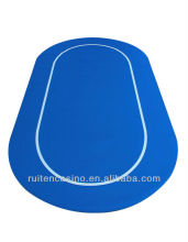 oval rubber casino layout