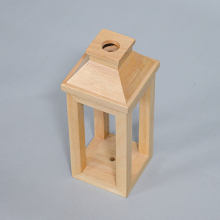 Modern Table Lamp Base with Wooden Finish