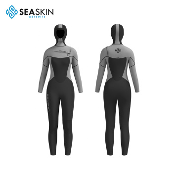 Seaskin Womens 4/3mm 5/4mm Neopren sörfü wetsuits