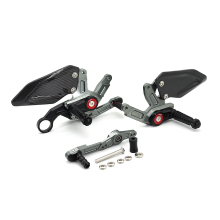 Adjustable Foldable Carbon Fiber Rearsets for BMW S1000RR/S1000R Footrest Kit