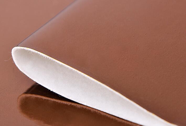 braun-buntes Laser-PU-Leder für Taschen und Kleidungsstück brown-Colorful laser PU leather for bags and garment