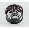 DM622 15inch Black Machine Face Face Aluminium Alloy Wheel