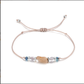 Bracelet Wrap réglable à la main chaîne ficelle tressée perles cheville bijoux cadeaux pour femmes filles