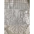 Polyester Lace Fabric Scallopped Edge