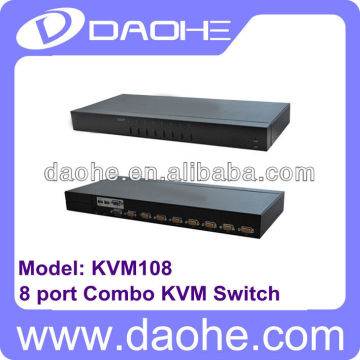 8 port combo console kvm switch