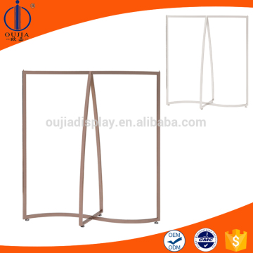 stainless steel garment shop shelf/garment hanging equipment/pants shelf