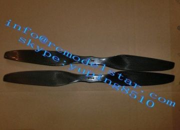 Carbon Fiber Propeller Rc Plane Accessories Customized For Rc Helicopter